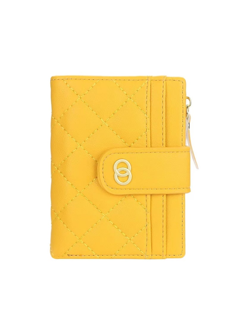 Leather Wallet Yellow