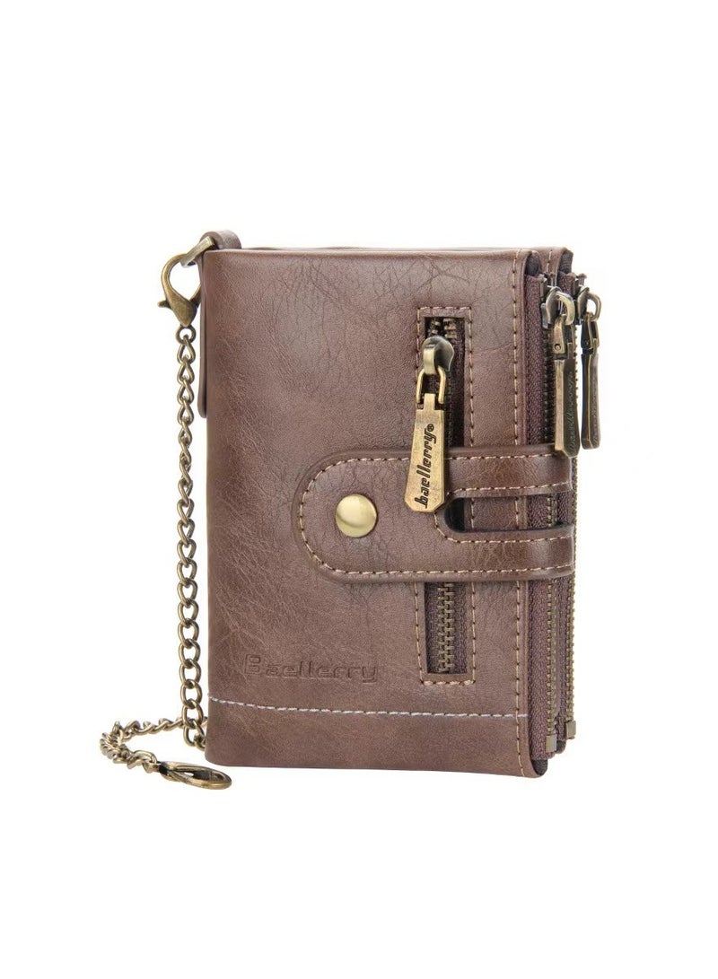 Leather Wallet Khaki