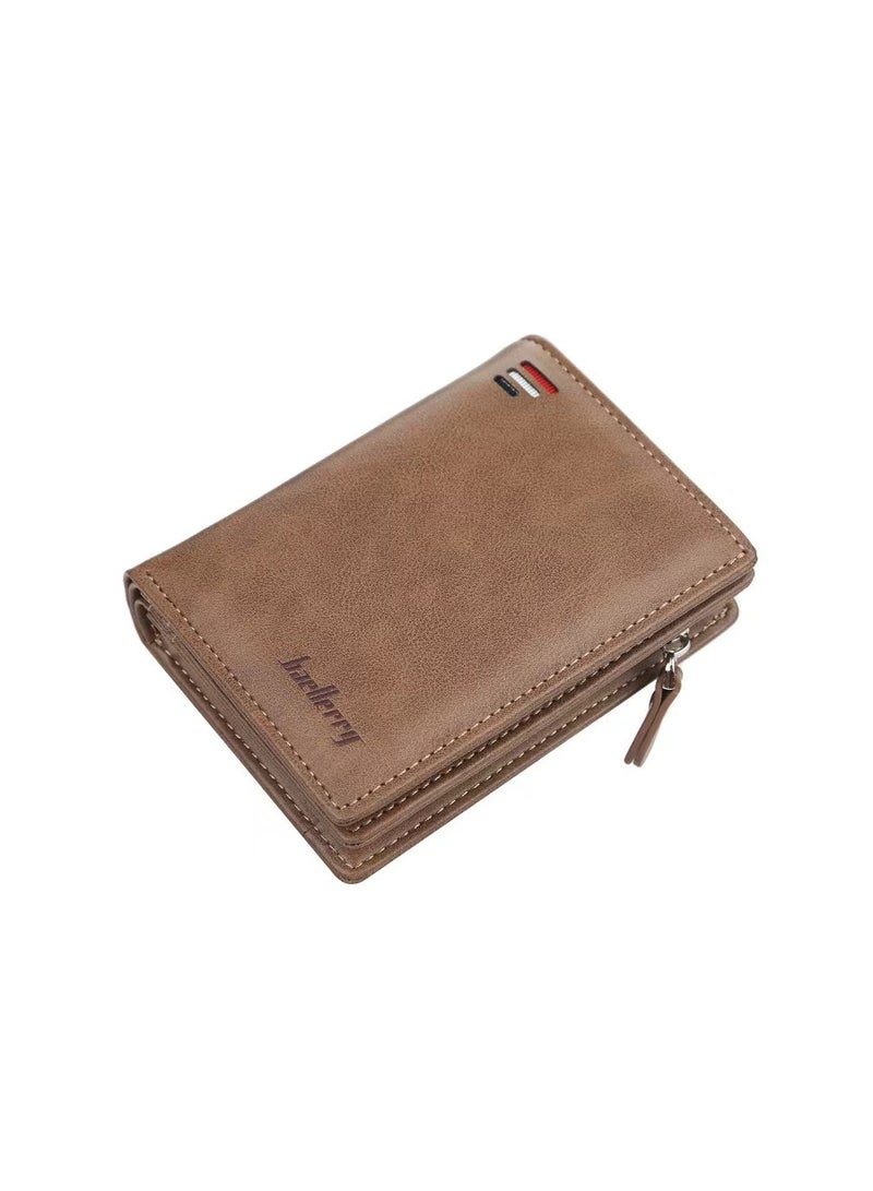 Leather Wallet Khaki