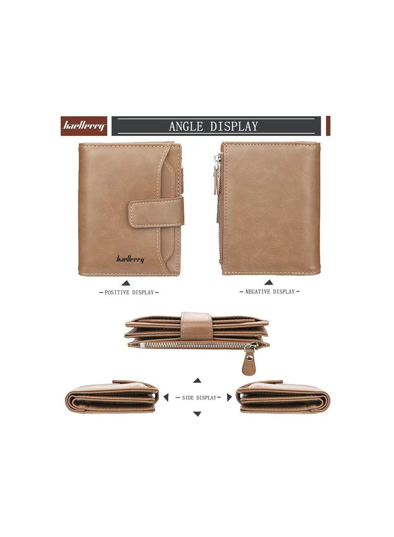 Leather Wallet Khaki