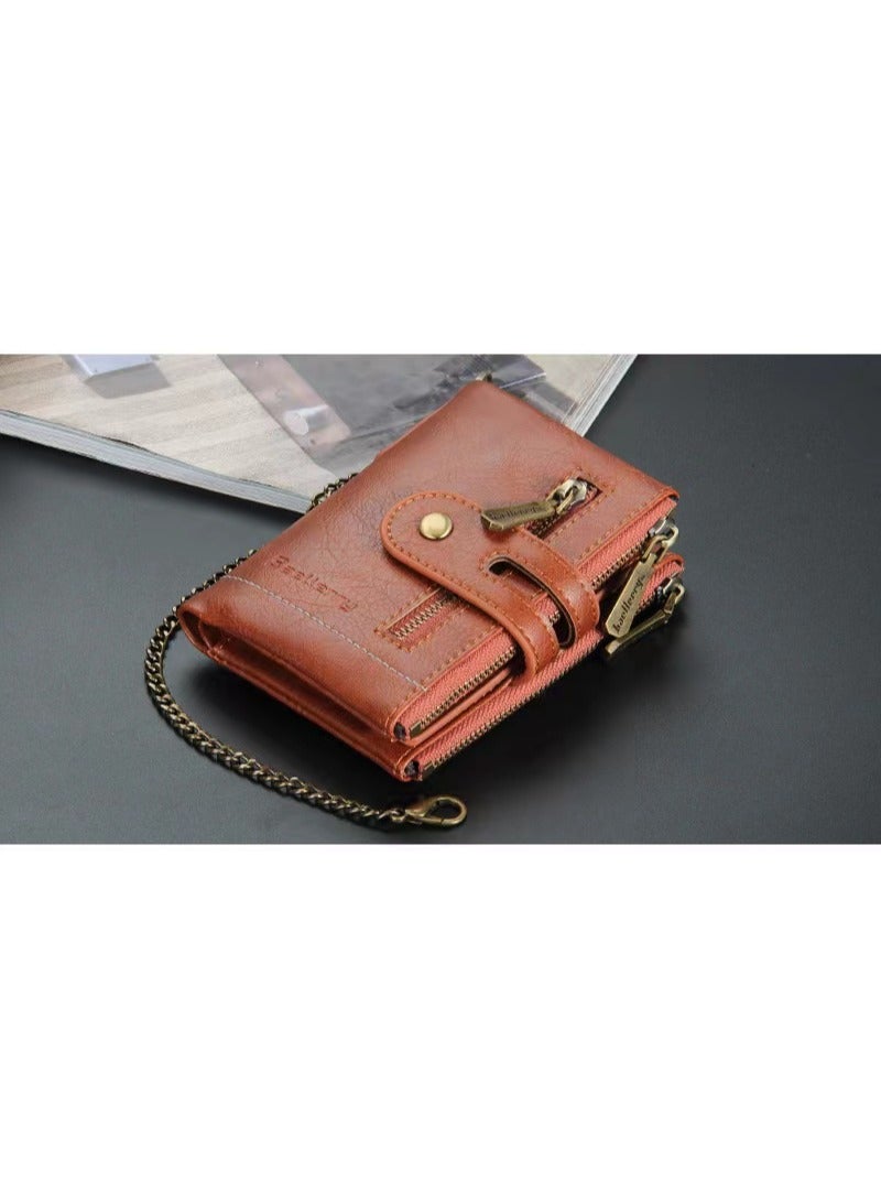 Leather Wallet Brown