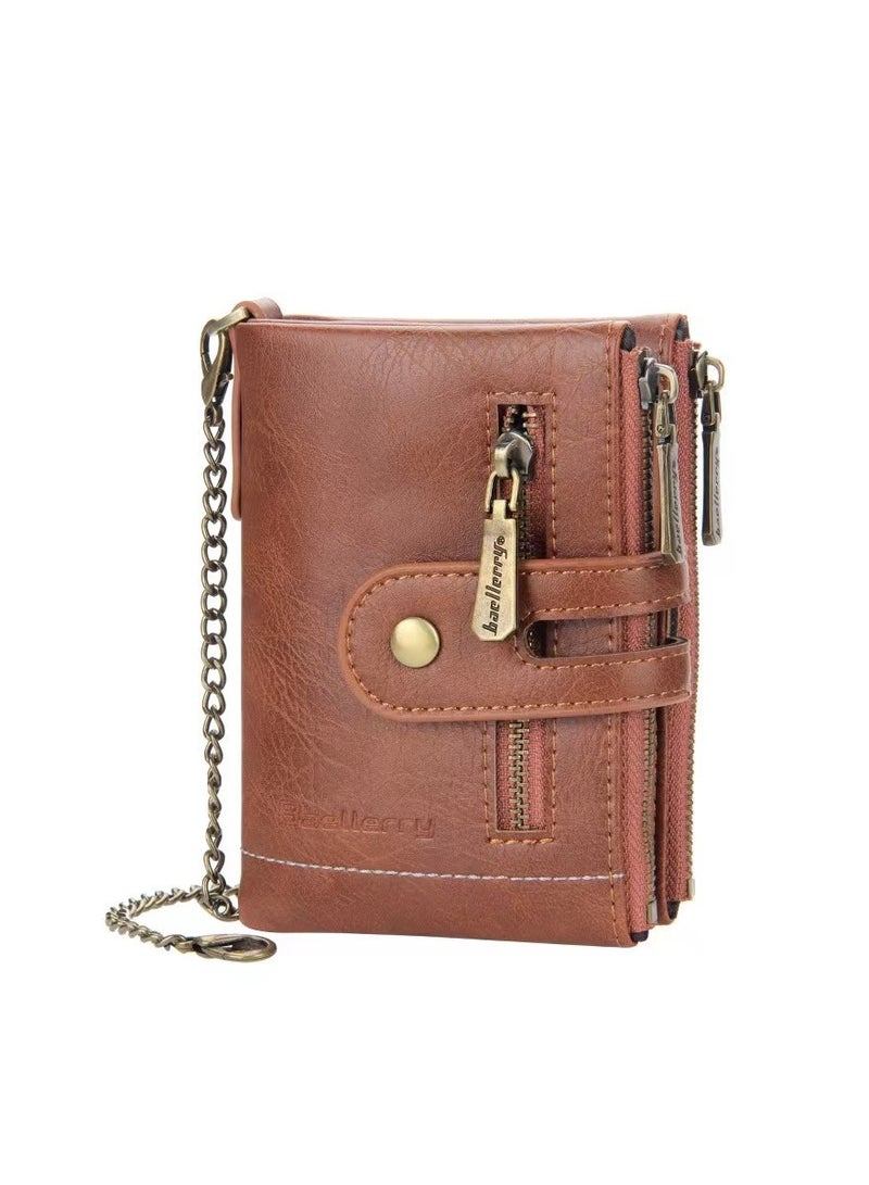 Leather Wallet Brown