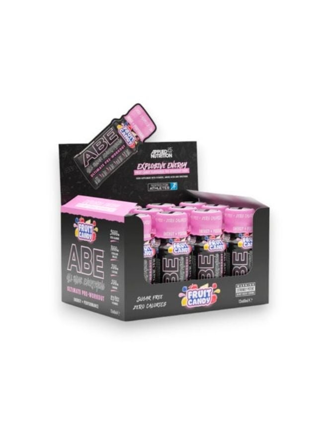 Abe Ultimate Pre- Workout, Fruit Candy Flavour, 60ml