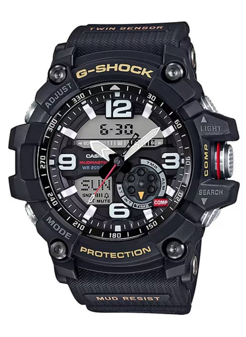 Men's Analog+Digital Oval Shape Resin Wrist Watch GG-1000-1ADR - 55.3 Mm