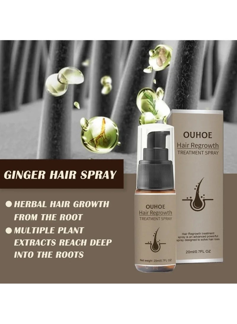 Hair Growth Serum, Anti Hair Loss Hair Growth Spray, Natural Accelerate Hair Growth Oil, Nourishing Fast Hair Grower Essence For Men And Women