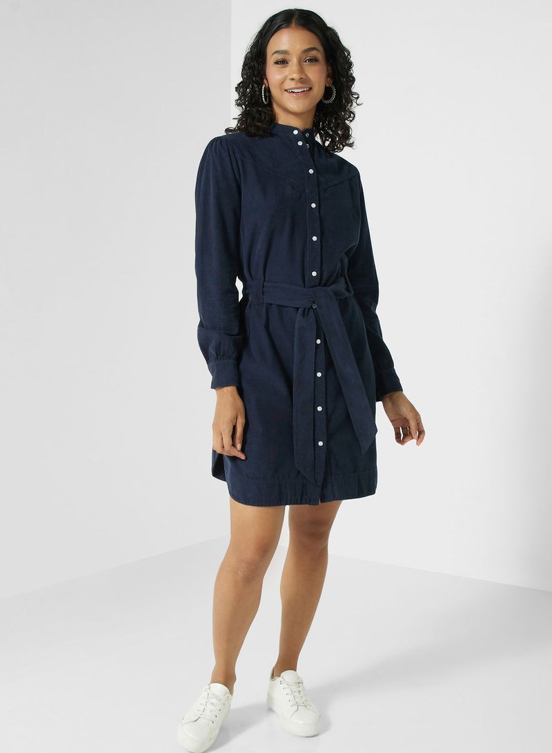 Button Detail Dress