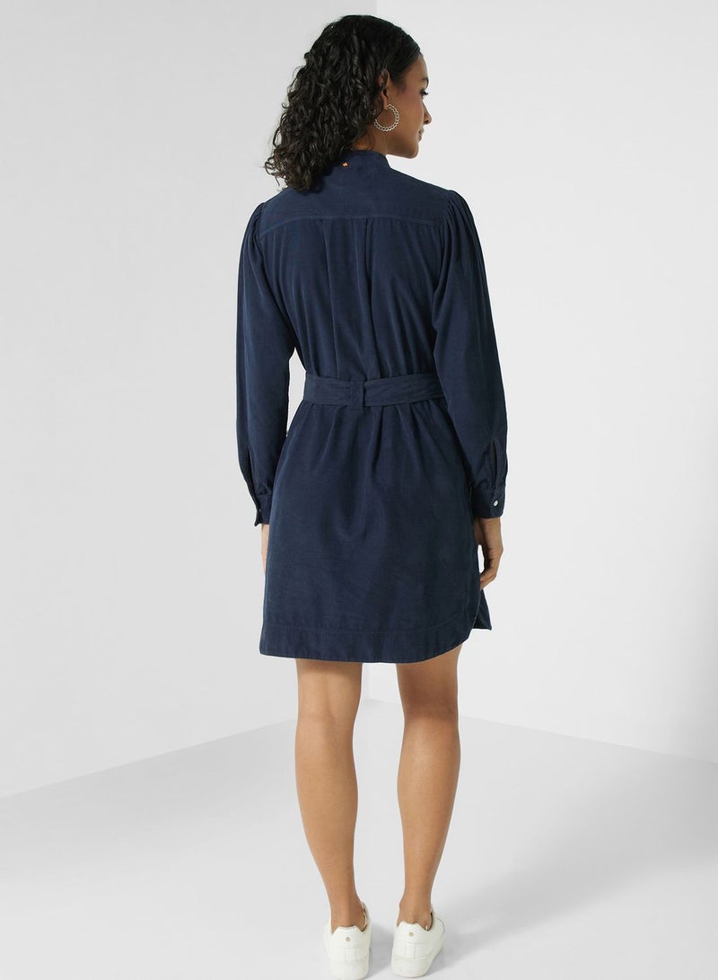Button Detail Dress