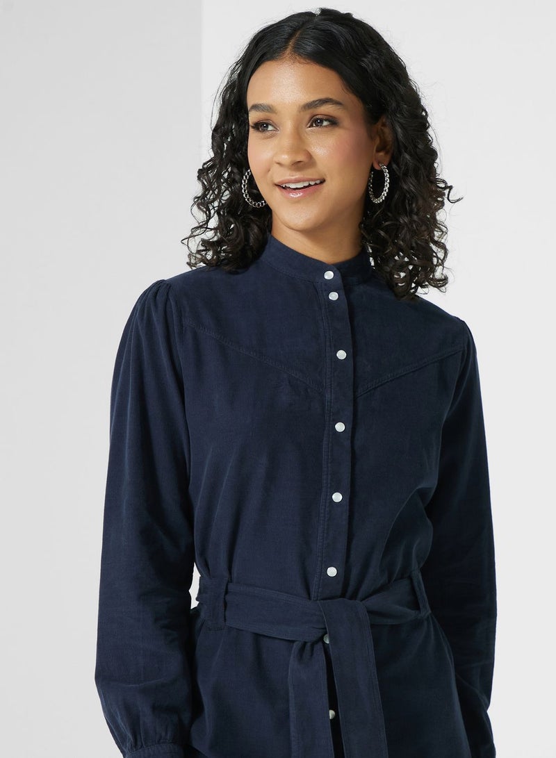 Button Detail Dress