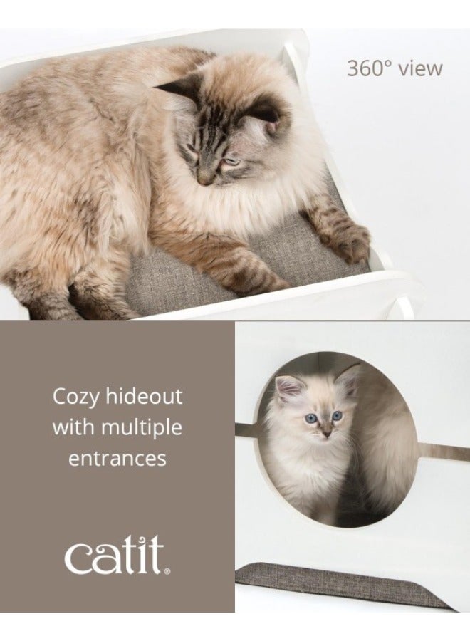 Premium Cat Furniture Cottage  White