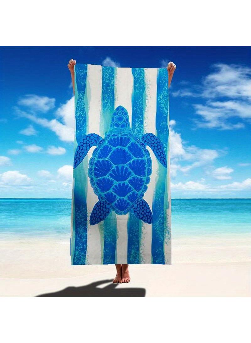 150*75cm Shawl Sunscreen Non Slip Microfiber Beach Bath Towel