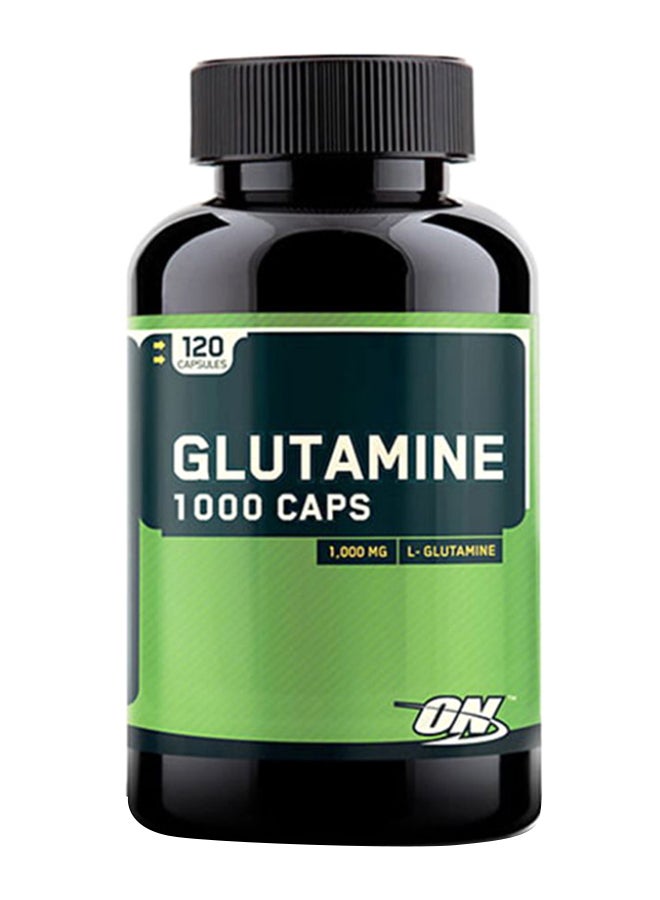 Glutamine Dietary Supplement - Unflavored - 120 Capsules