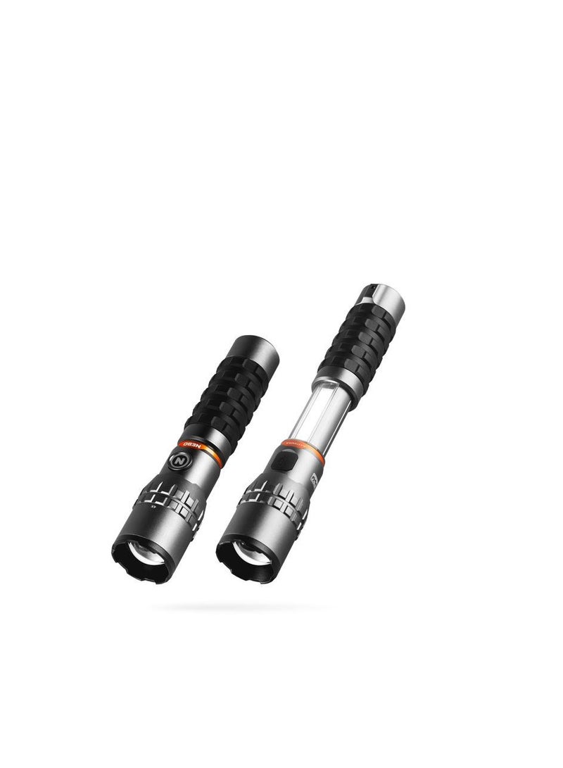 Rechargeable Flashlight 2000 Lumen And 500 Lumen Work Light Neb-Wlt-1003 -G