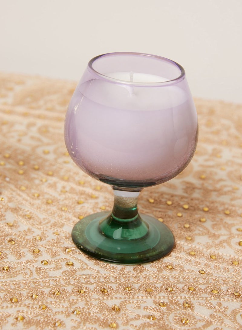 Wine Glass Candle