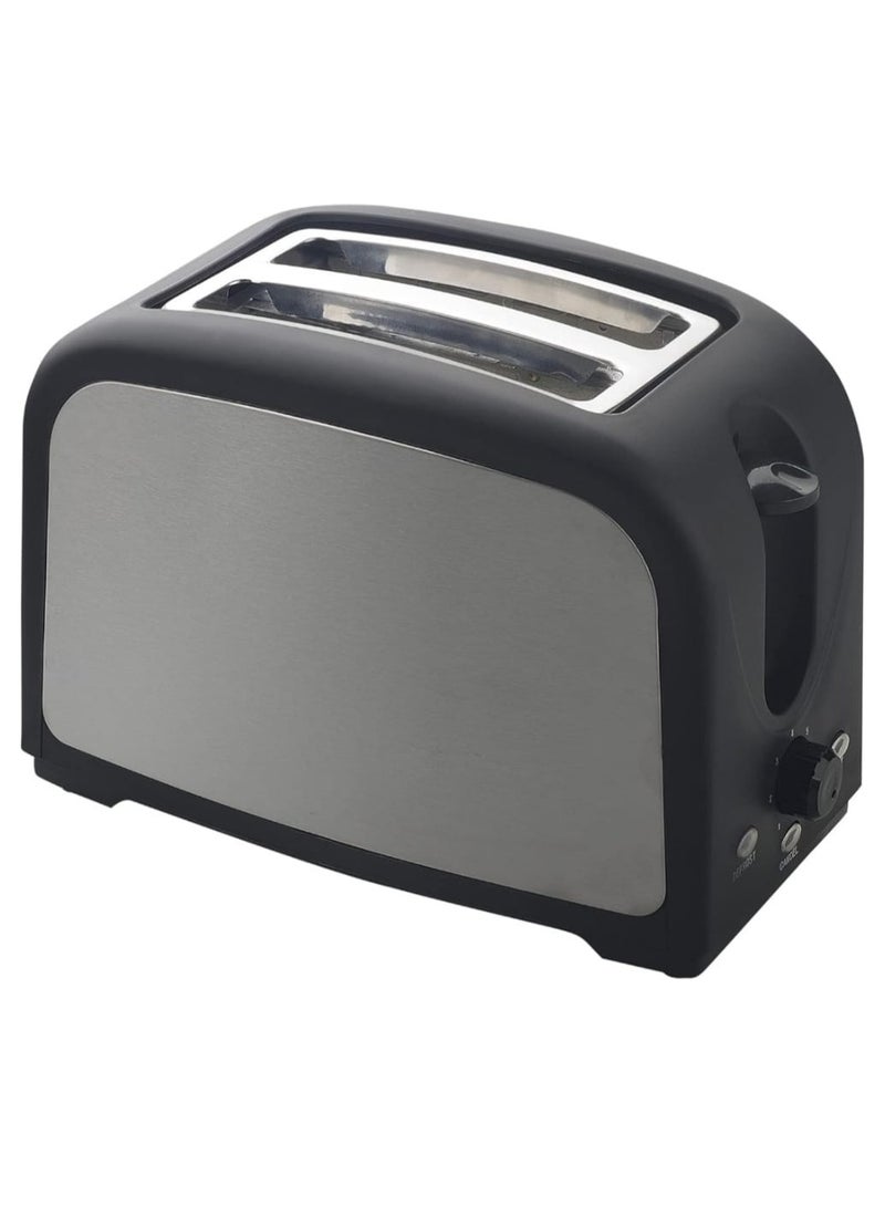 Toaster 2 Slice Bread Toaster with Adjustable Browning Control, Removable Crumb Tray for Easier Cleaning, Automatic Pop Up, Defrost, Warm & Cancel Function