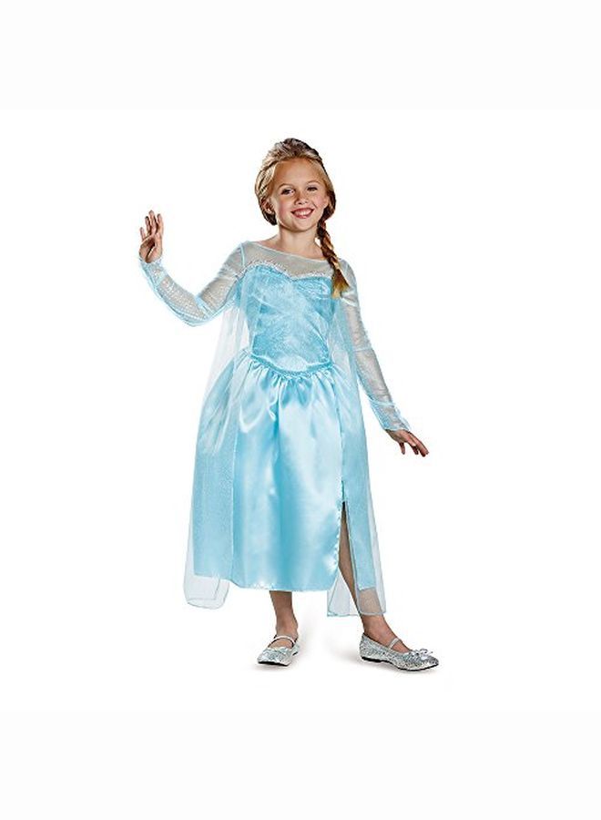 S Frozen Elsa Snow Queen Gown Classic Girls Costume Small/46X