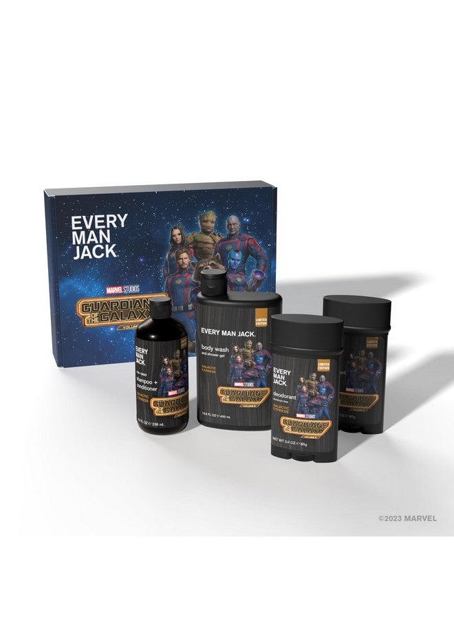 Guardians Of The Galaxy Body Setperfect For Every Marvelloverbody Marvel Gift Set With Clean Ingredients & Incredible Scentsincludes Body Wash Shampoo & Deodorant 2Pack