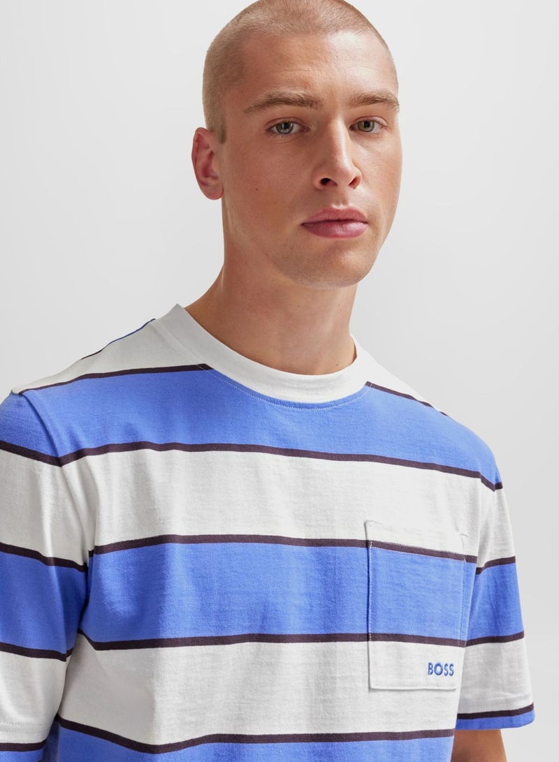 Striped Crew Neck T-Shirt