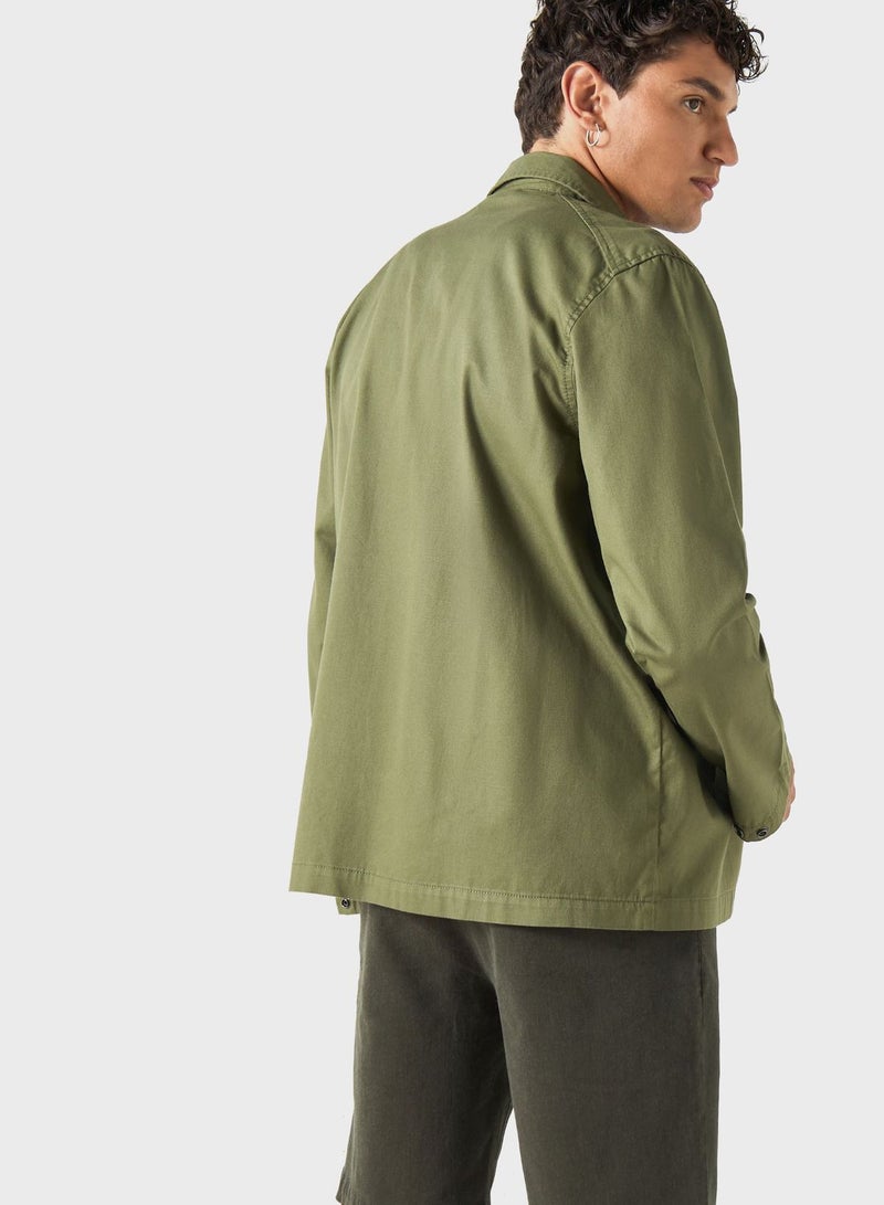 Flap Pocket Regular Fit Shirt