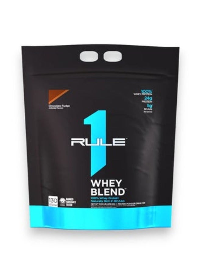 Whey Blend, 100% Whey Protein, Chocolate Fudge Flavour,10lb