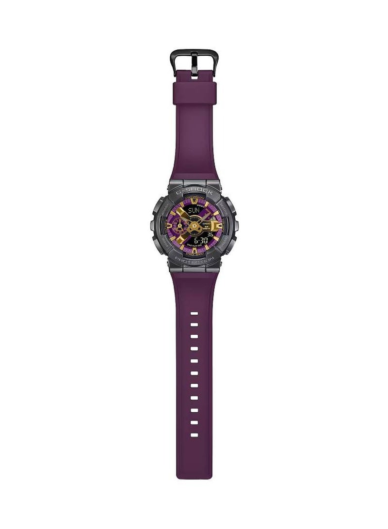 Unisex Analog+Digital Round Shape Resin Wrist Watch GM-110CL-6ADR - 48.8 Mm