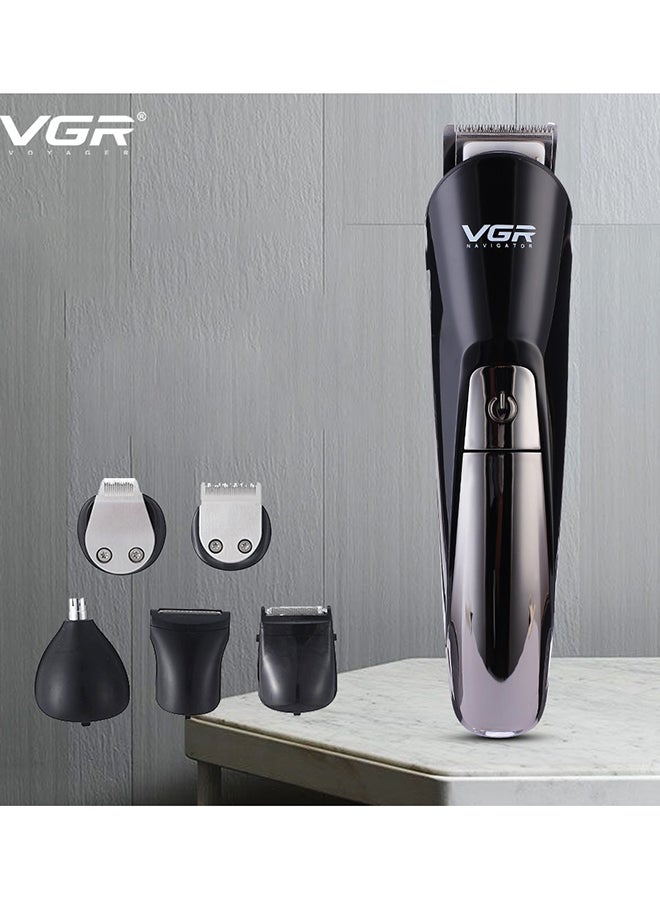 Professional Hair Clipper And Trimmer  For Men Black