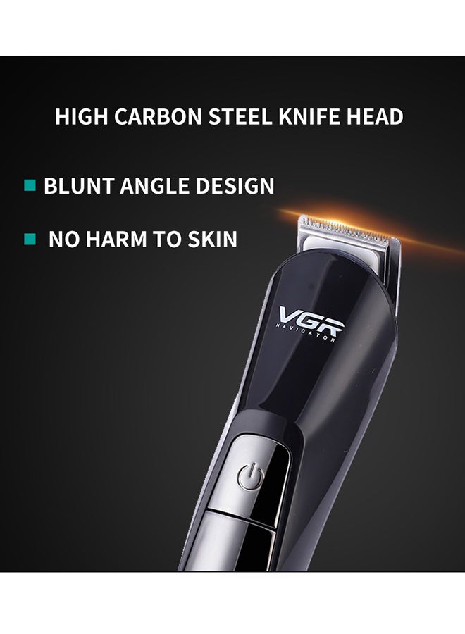 Professional Hair Clipper And Trimmer  For Men Black