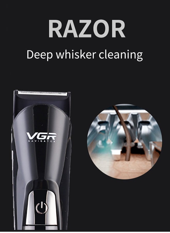 Professional Hair Clipper And Trimmer  For Men Black