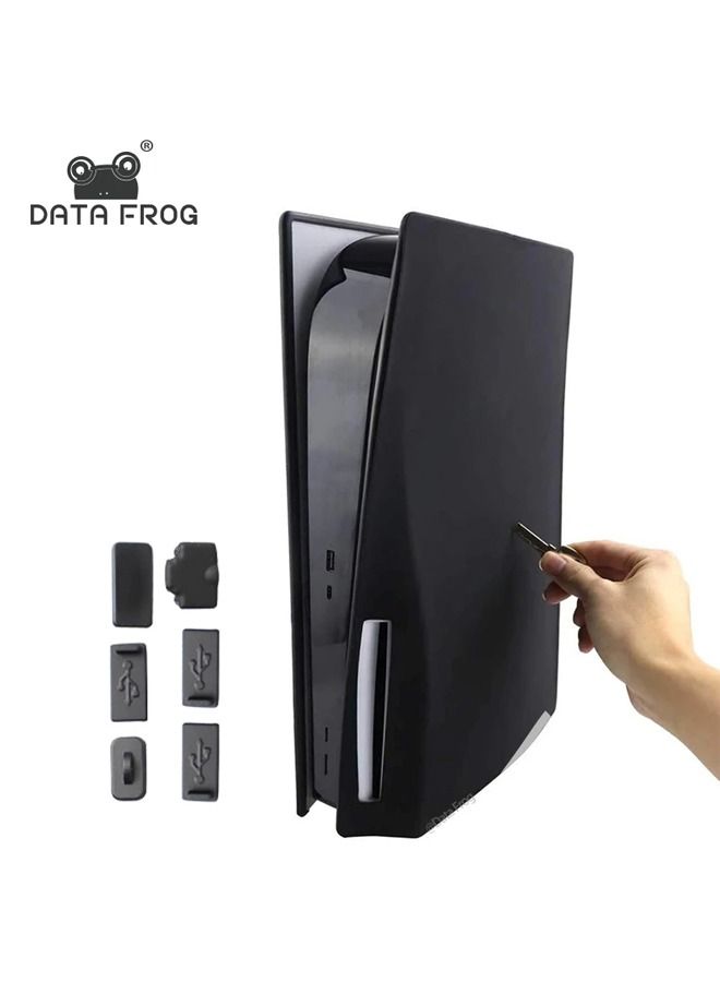 Silicone Skin Cover PS5 Disk Version Console Dustproof Anti-Scratch Protector Case for Playstation 5 Accessories