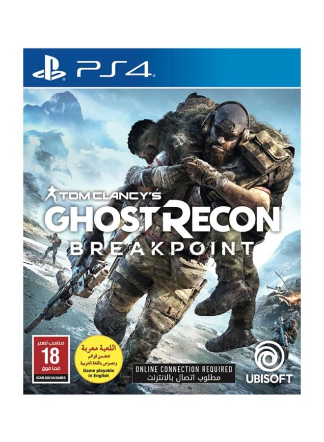Tom Clancy's Ghost Recon Breakpoint (English/Arabic)- KSA Version - Action & Shooter - PlayStation 4 (PS4)