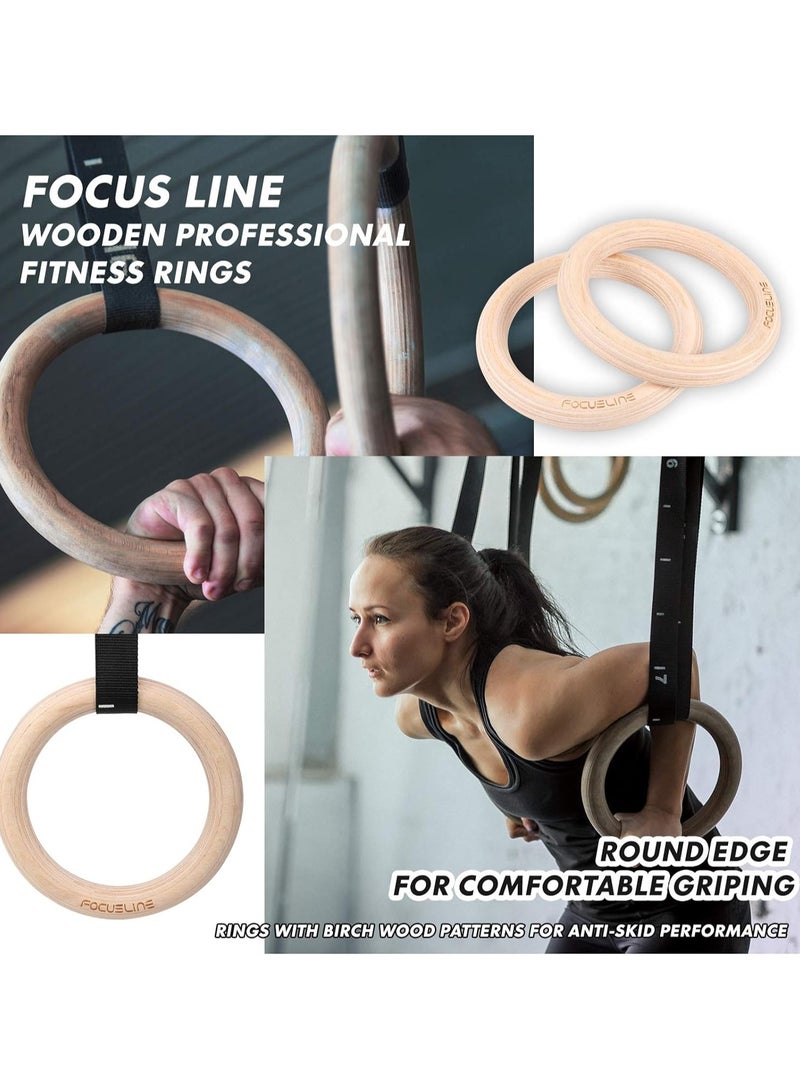 LIVEPRO WOOD GYM RING LP8123