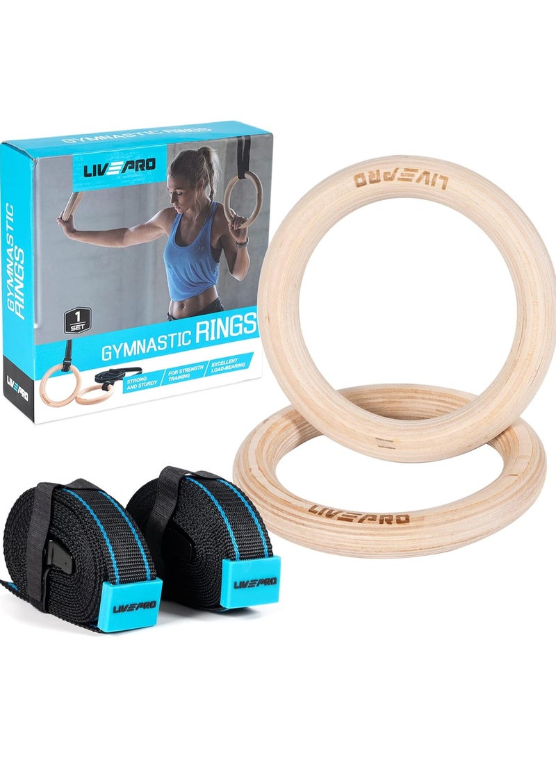 LIVEPRO WOOD GYM RING LP8123