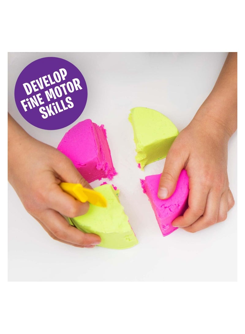 Playfoam Sand Jumbo Set of 8 Play Sand Set, 8 Assorted Colours for Kneading, Shaping, for Preschoolers, Toddlers, Classrooms, Gifts for Children, Boys, Girls, Ages 3, 4, 5+