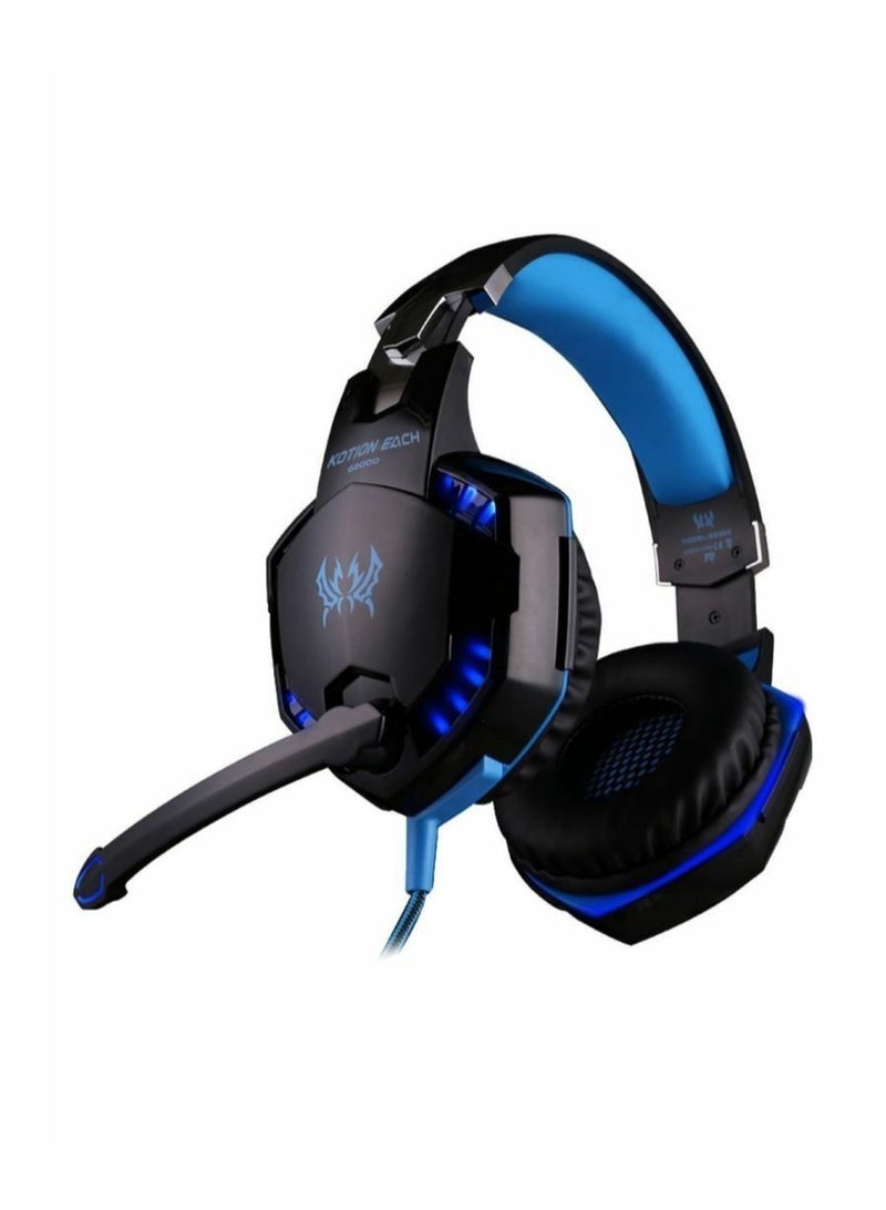 Gaming Headset for PS5, PS4, PC, Xbox. One, Surround Sound Over Ear Headphones with Mic