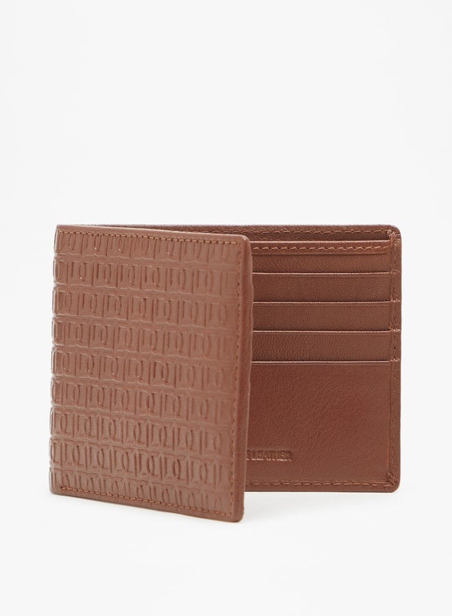 Men's Textured Bi-Fold Wallet