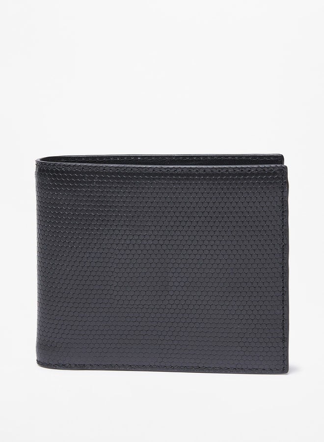 Men's Textured Bi-Fold Wallet