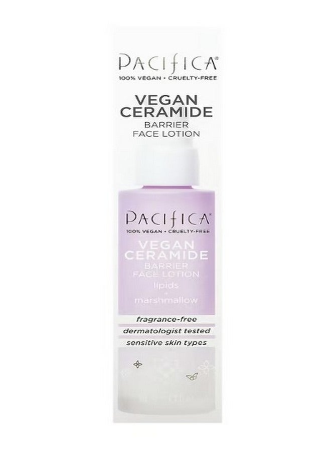 Vegan Ceramide Barrier Face Lotion Fragrance Free 1.7 fl oz 50 ml