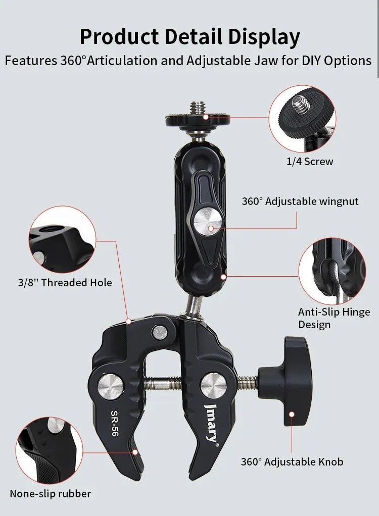 Sr-56 Super Clamp For Mobile Camera