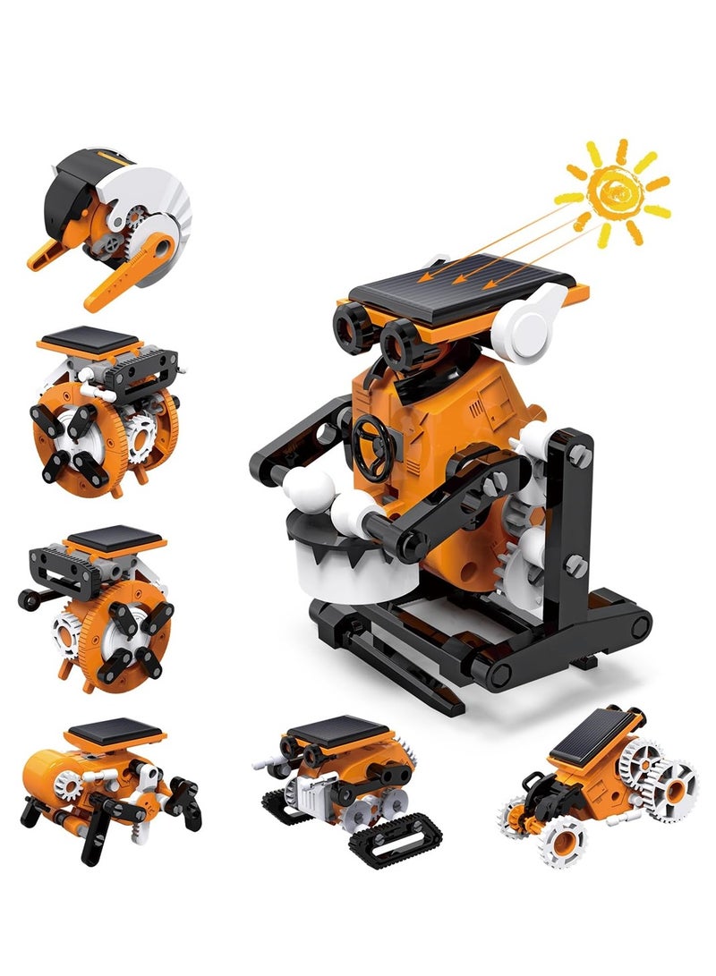 STEM Solar Robot Toy 7-in-1 Robotics Kits for kids age 8+ Solar Powered DIY Building Toy Construction Engineering Set Science Experiment Kit Birthday Gifts for 8-12 Year Old Boys Girls