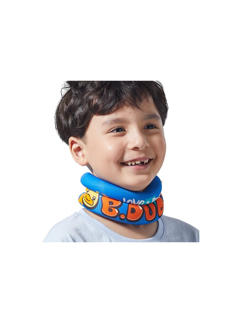 Kids Soft Neck Collar Brace for Posture, Cute Duck Foam Cervical Support for Child, Youth Neck Corrector for Children Whiplash and Injury Pain Relief, for Ease Neck Pain(Small)(Neck Size is 27-29cm)