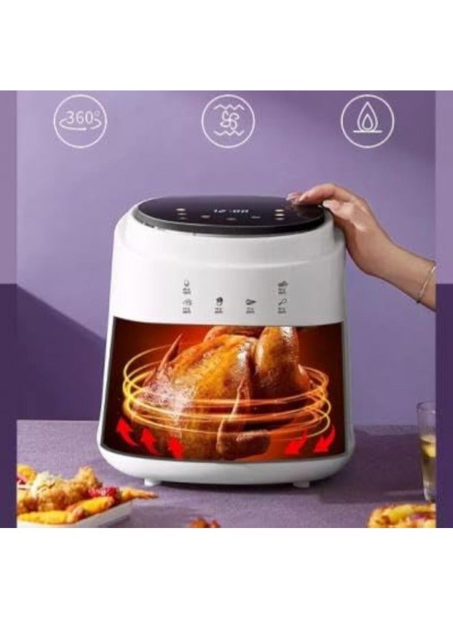 Air Fryer 8L Capacity 2400W Power Precise Temperature Control LED Touch Screen Healthy Cooking Easy to Clean