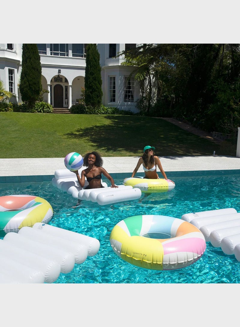 Pool Side Inflatable Beach Ball Pastel Gelato