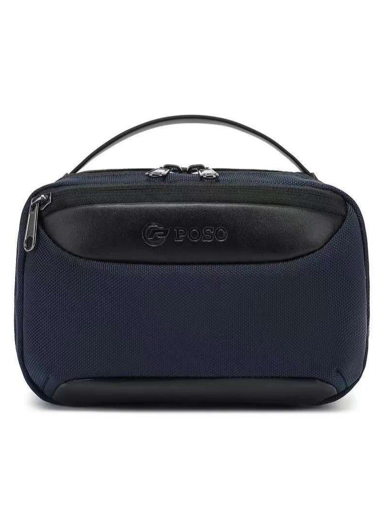 Storage Bag with Charging Port, High Quality Travel Toiletry Kit, Perfect for Keeping Your Personal Items, BLUE | PS-829