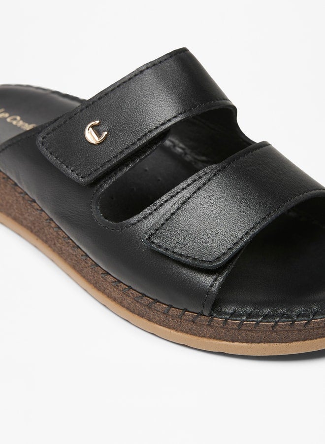 Women's Solid Slip-On Sandals