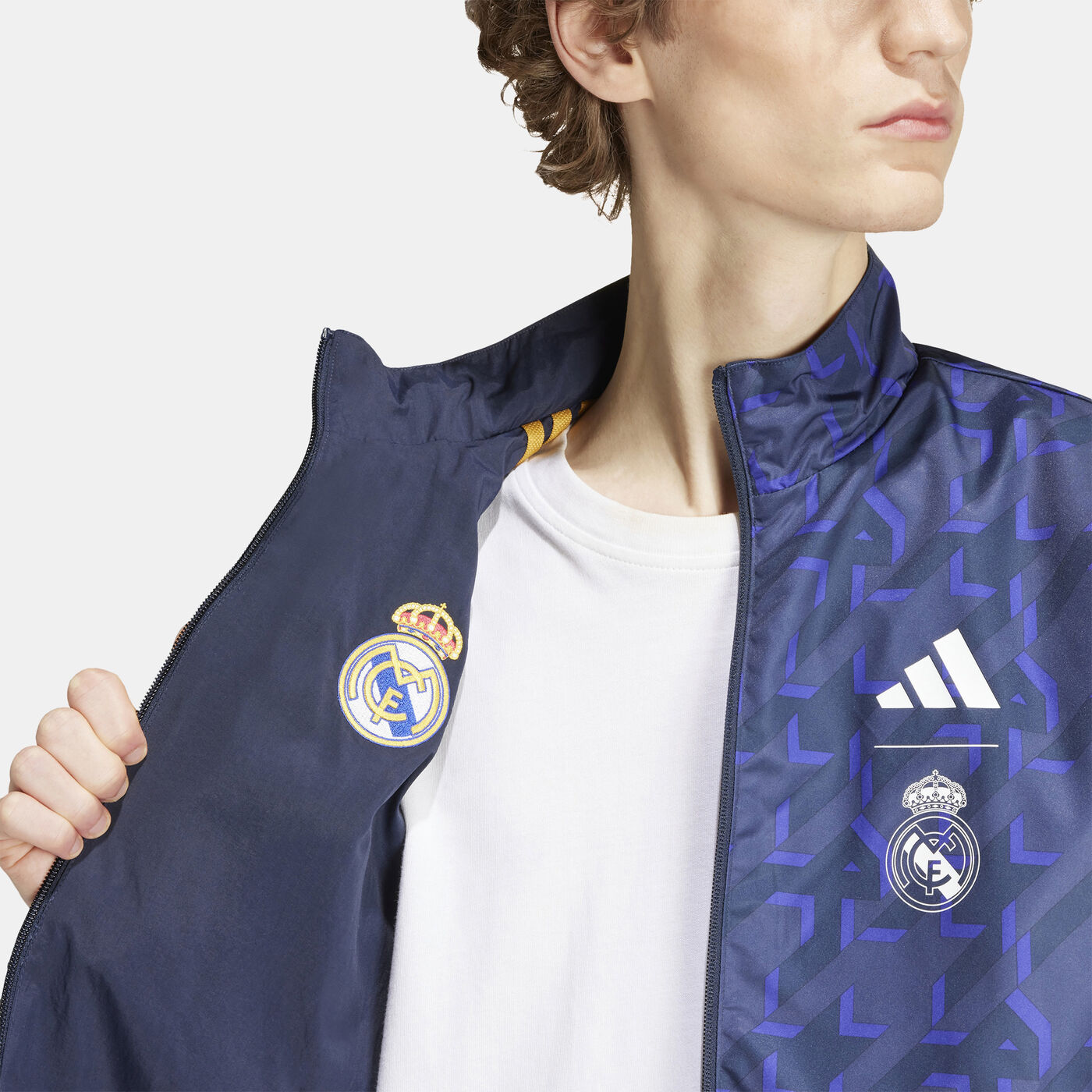 Men's Real Madrid Anthem Football Jacket