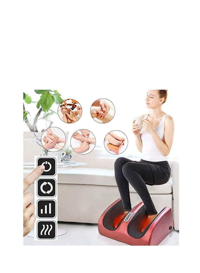 Foot Care Massage Instrument Foot Leg Calf Massage Pedicure Machine Foot Home Automatic Acupuncture Kneading Reflexology Tool rosered