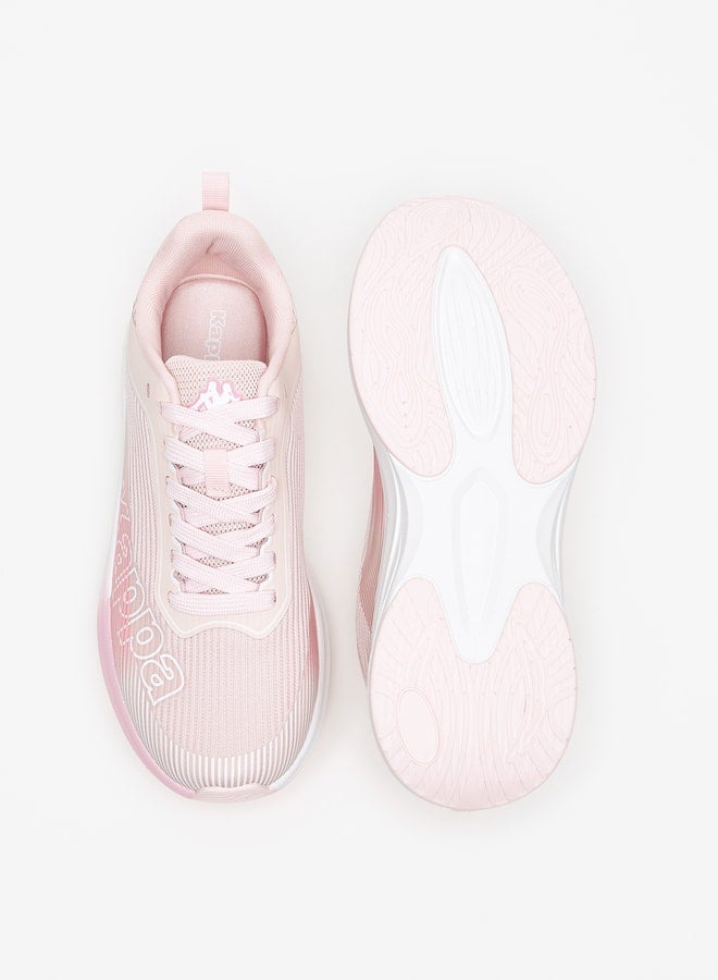 Women's Ombre Sports Shoes with Lace-Up Closure
