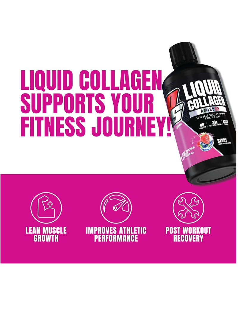 PROSUPPS Amino23 Liquid Collagen Shots 16 Serving Berry