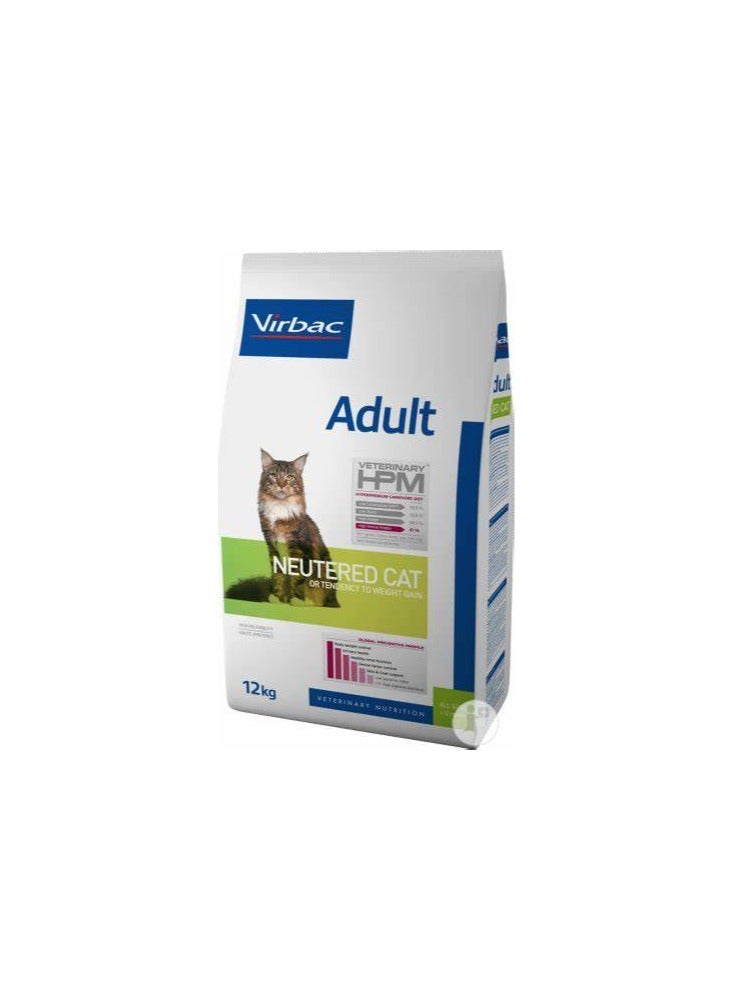 VIRBAC ADULT NEUTERED DRY FOOD FOR CAT 12kg
