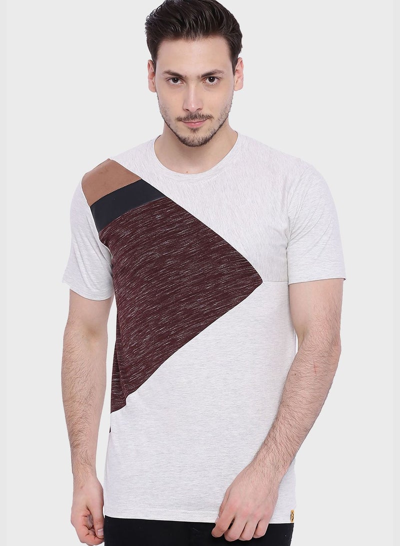 Color block T-shirt