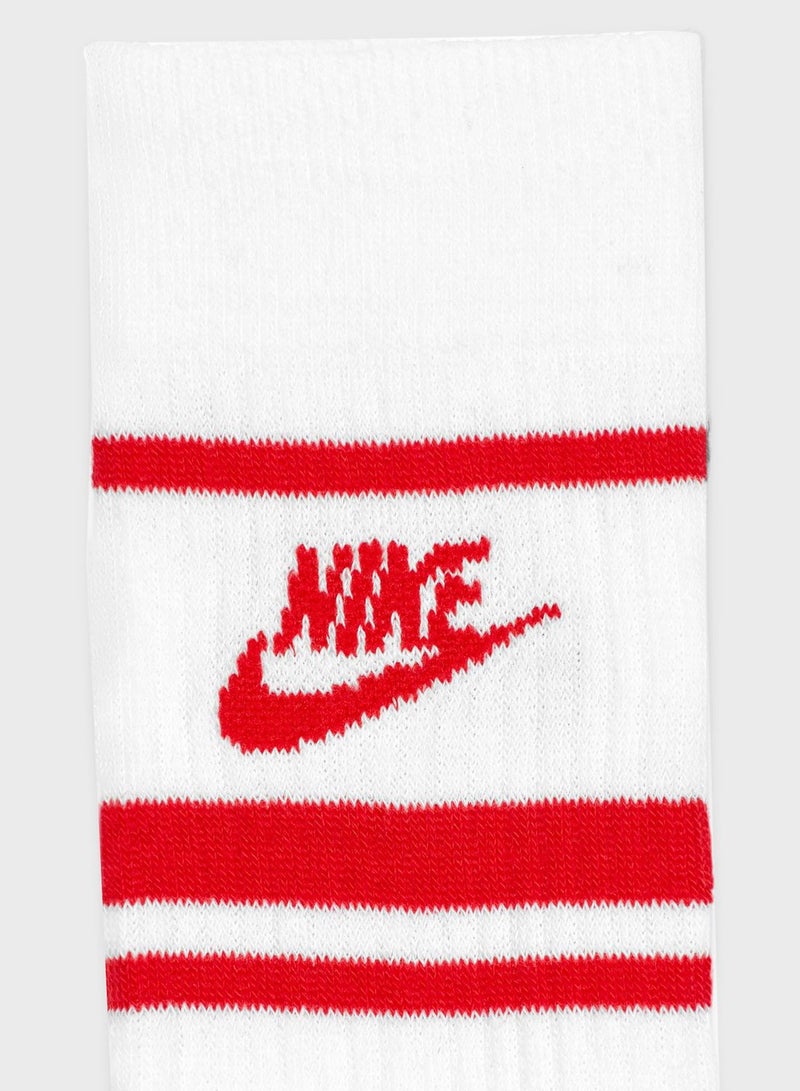 3 Pack Everyday Essential Crew Socks